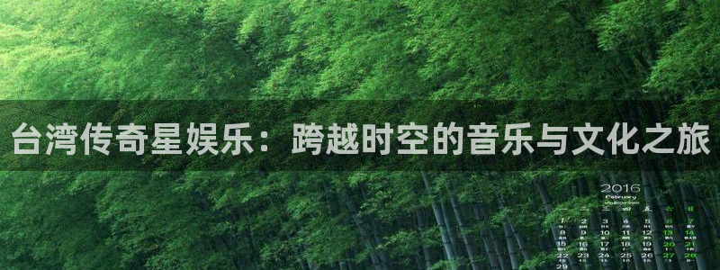 彩易通选号工具：台湾传奇星娱乐：跨越时空的音乐与文化之旅